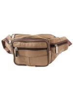 Кожаная мужская поясная сумка