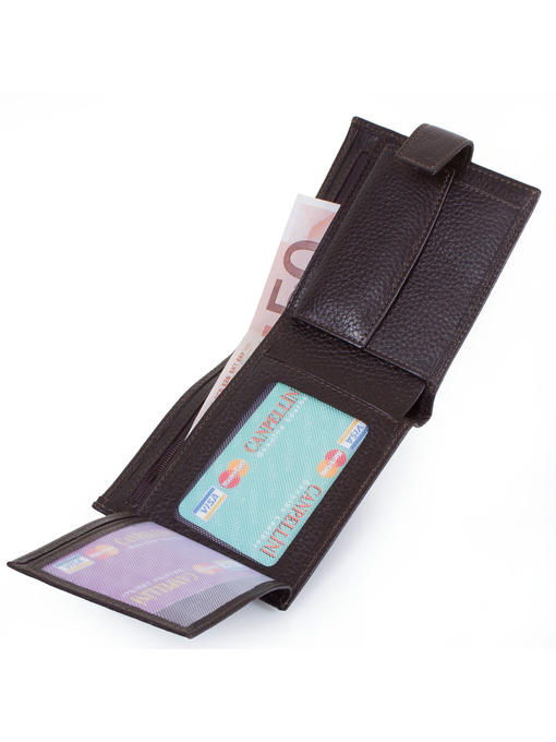 Мужской кожаный кошелек CANPELLINI — изображение 7