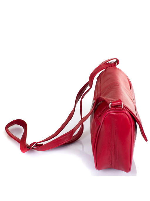 Женская кожаная мини-почтальонка TUNONA — изображение 5