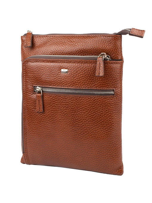 Кожаная мужская сумка через плечо DESISAN — изображение 2