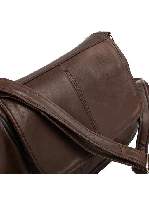 Женская кожаная мини-почтальонка TUNONA — изображение 7