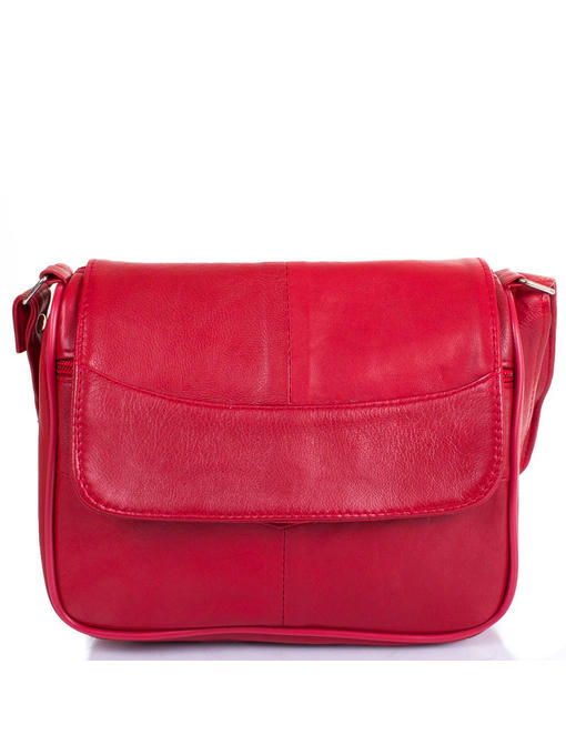 Женская кожаная мини-почтальонка TUNONA — изображение 3