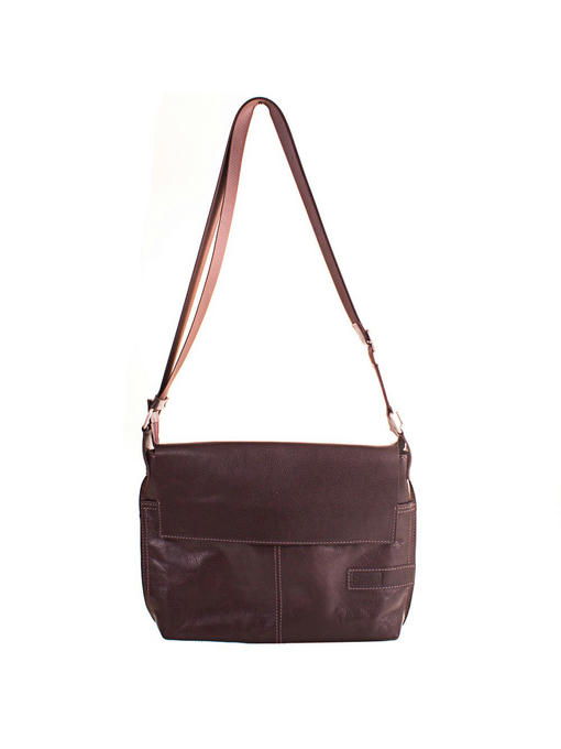 Кожаная мужская сумка-почтальонка — изображение 2