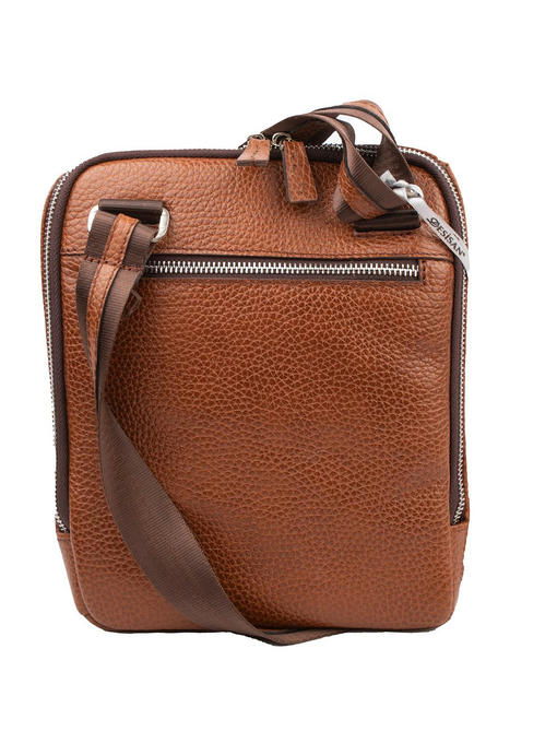 Кожаная мужская сумка через плечо DESISAN — изображение 4