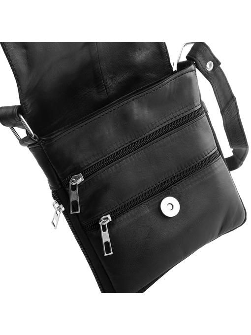 Женская кожаная мини-почтальонка "TuNoNа" — изображение 6