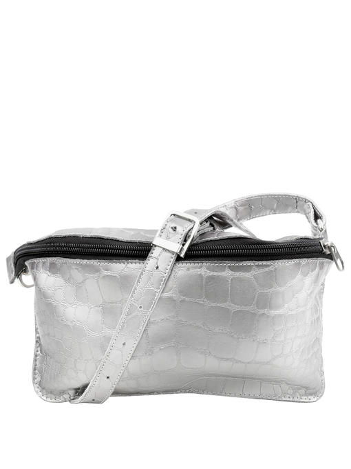 Женская дизайнерская кожаная сумка поясная — изображение 3