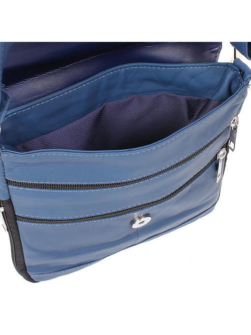 Женская кожаная мини-почтальонка TUNONA — изображение 7