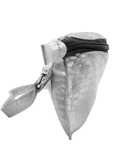 Женская дизайнерская кожаная сумка поясная — изображение 5