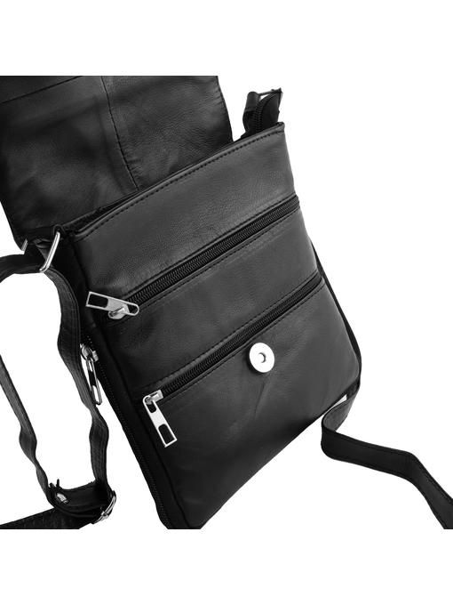 Мужская кожаная почтальонская сумка "TuNoNа" — изображение 6