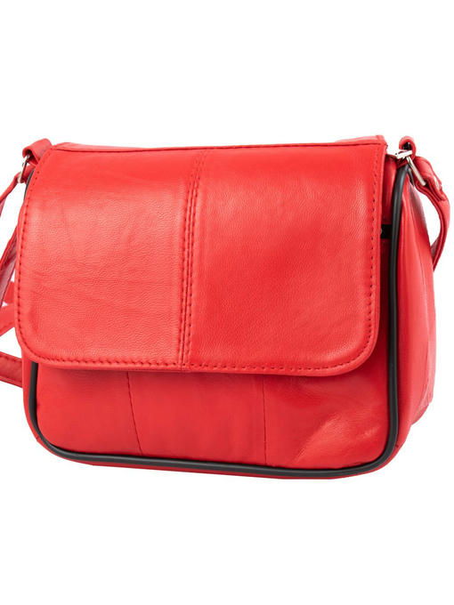 Женская кожаная мини-почтальонка TUNONA — изображение 2