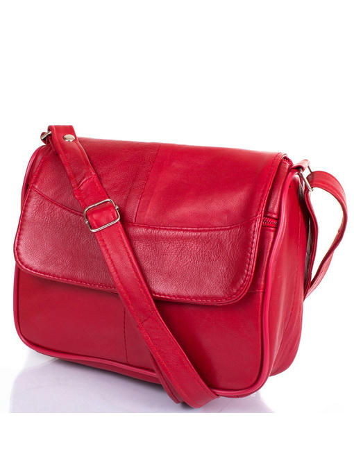 Женская кожаная мини-почтальонка TUNONA — изображение 6