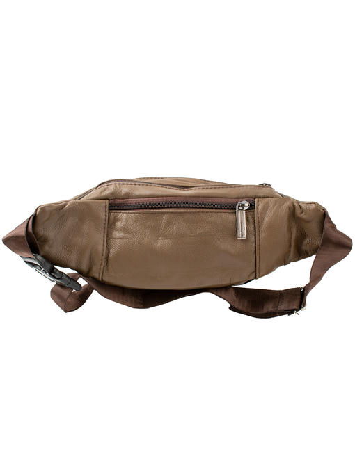 Кожаная мужская поясная сумка — изображение 4