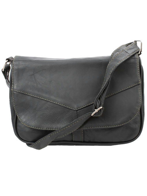 Женская кожаная мини-почтальонка TUNONA — изображение 3