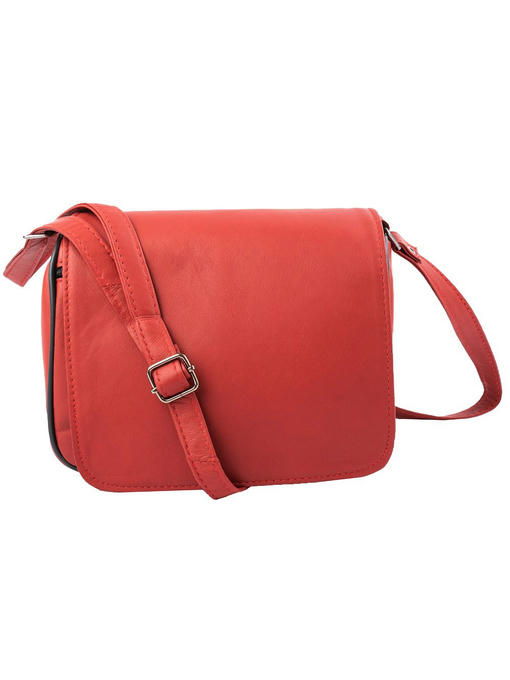 Женская кожаная мини-почтальонка TUNONA — изображение 3