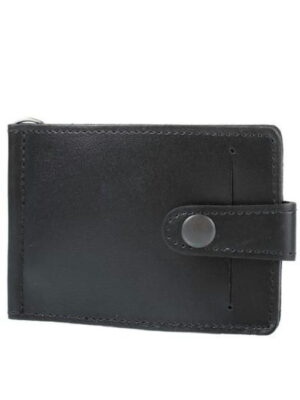 Зажим для купюр мужской кожаный