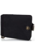 Зажим для купюр мужской кожаный