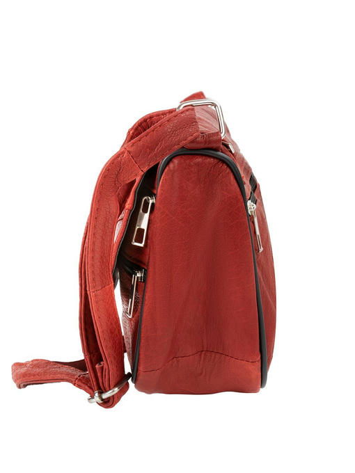 Женская кожаная мини-почтальонка TUNONA — изображение 4