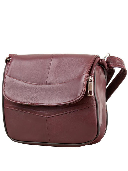 Женская кожаная мини-почтальонка TUNONA — изображение 2