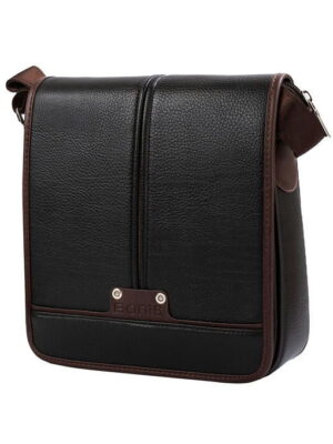 Мужская сумка-почтальонка из качественного кожезаменителя BONIS