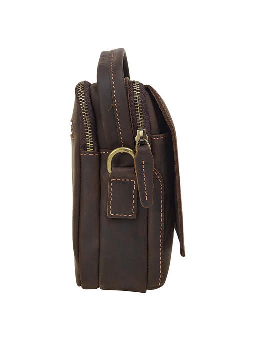 Мужская кожаная сумка через плечо BUFFALO BAGS — изображение 4