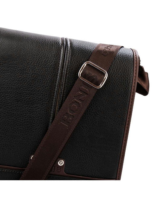 Мужская сумка-почтальонка из качественного кожезаменителя BONIS — изображение 7