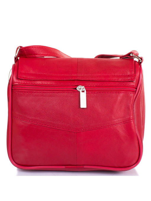 Женская кожаная мини-почтальонка TUNONA — изображение 4