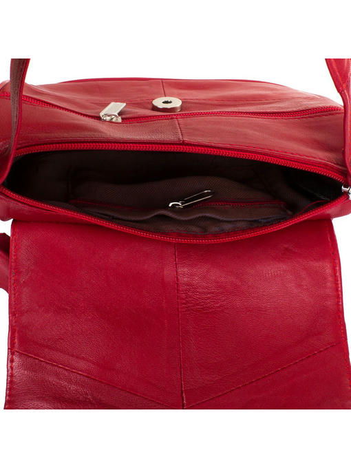 Женская кожаная мини-почтальонка TUNONA — изображение 7