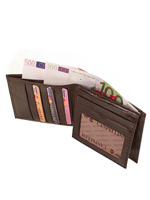 Мужской кожаный кошелек CANPELLINI — изображение 5