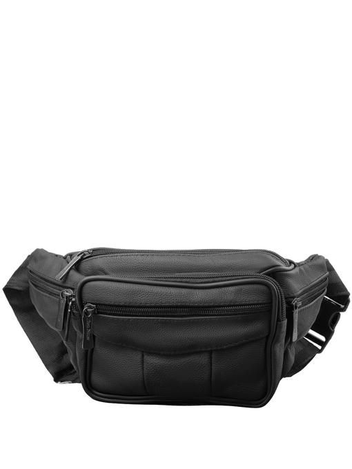 Кожаная мужская поясная сумка — изображение 3