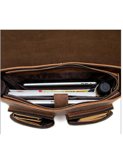 Портфель кожаный мужской BUFFALO BAGS — изображение 6