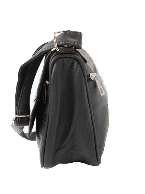 Женская кожаная мини-почтальонка TUNONA — изображение 5