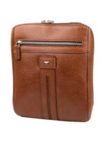 Кожаная мужская сумка через плечо DESISAN