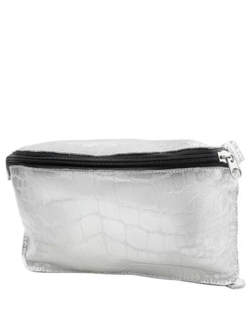 Женская дизайнерская кожаная сумка поясная