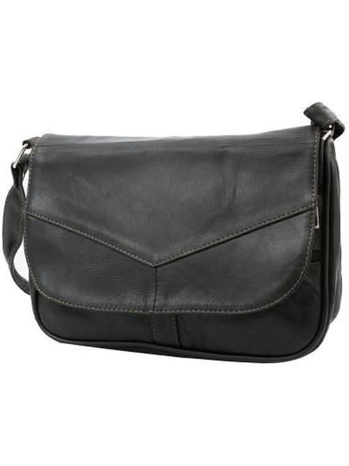 Женская кожаная мини-почтальонка TUNONA