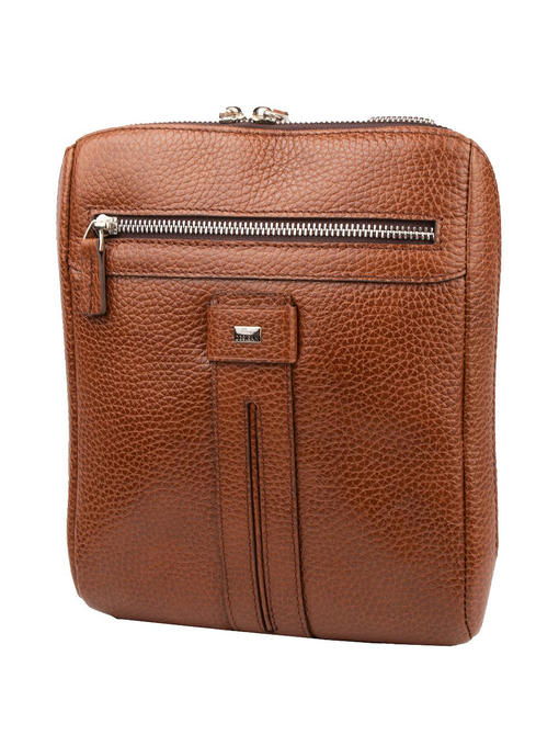 Кожаная мужская сумка через плечо DESISAN — изображение 2