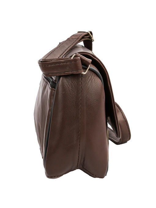 Женская кожаная мини-почтальонка TUNONA — изображение 4