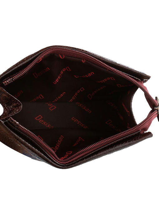 Женская кожаная косметичка DESISAN — изображение 7