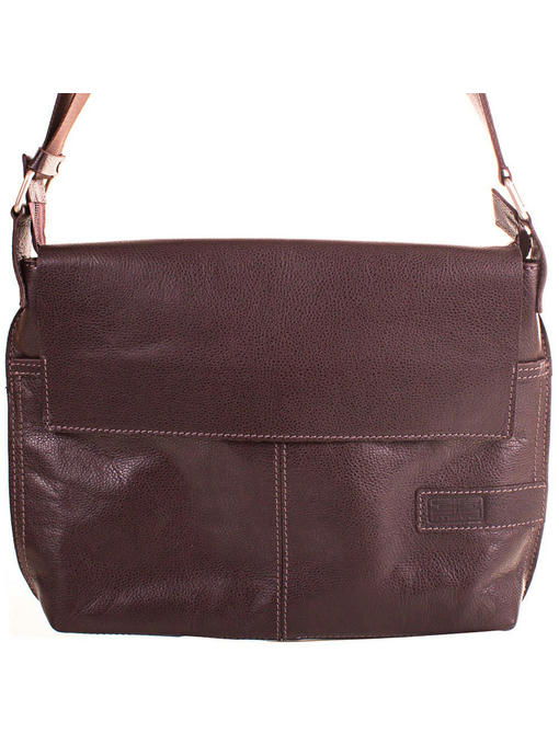 Кожаная мужская сумка-почтальонка — изображение 3