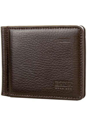 Мужской кожаный зажим для купюр BOND
