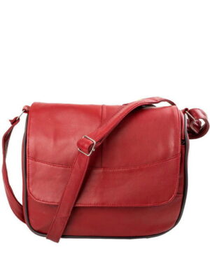 Женская кожаная мини-почтальонка TUNONA