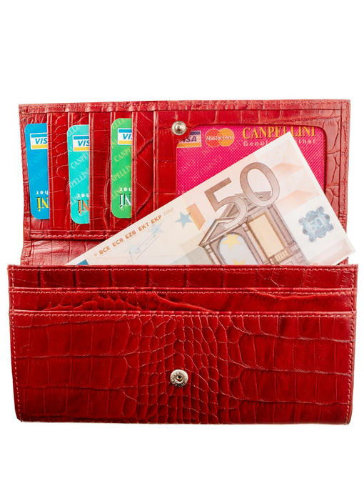 Кошелек женский кожаный CANPELLINI — изображение 5