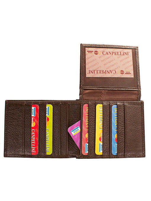 Мужской кожаный кошелек CANPELLINI — изображение 7