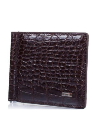 Зажим для купюр мужской кожаный GRASS