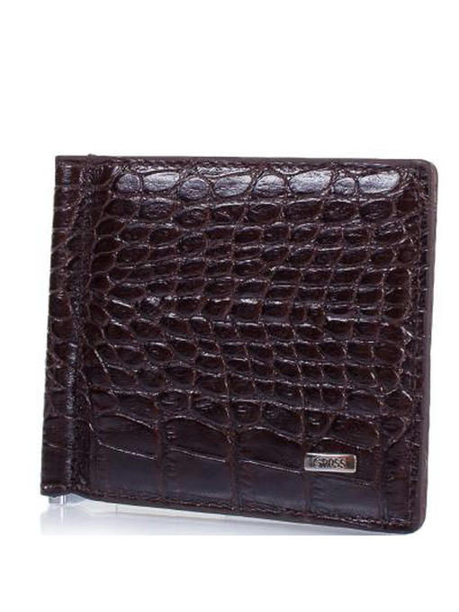 Зажим для купюр мужской кожаный GRASS