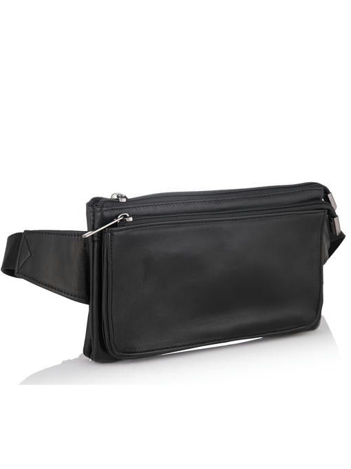 Мужская кожаная поясная сумка BUFFALO BAGS — изображение 2