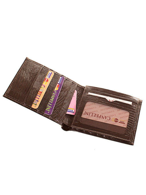 Мужской кожаный кошелек CANPELLINI — изображение 6