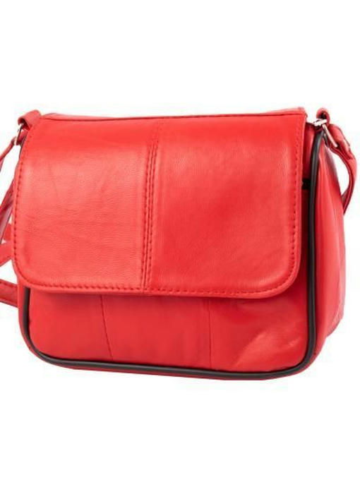 Женская кожаная мини-почтальонка TUNONA