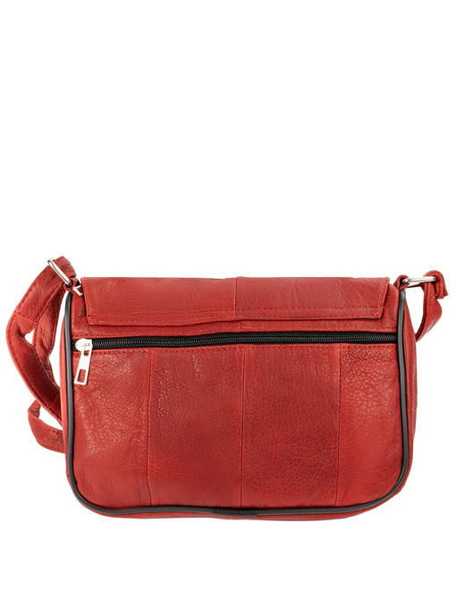 Женская кожаная мини-почтальонка TUNONA — изображение 5