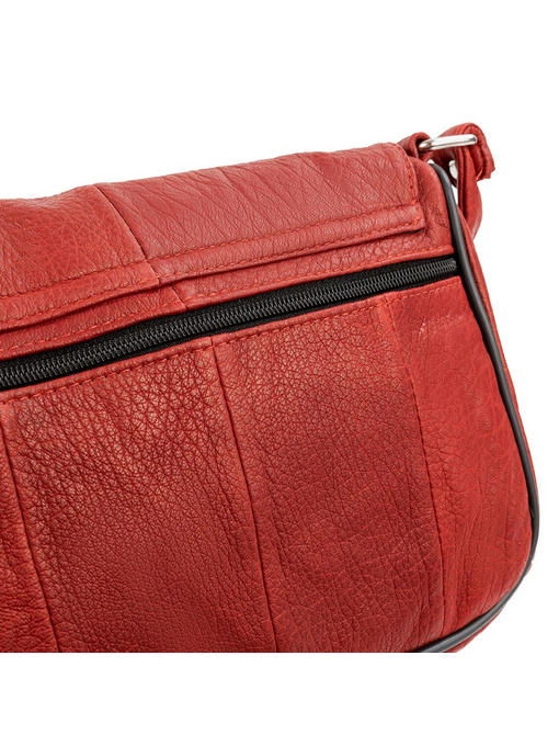 Женская кожаная мини-почтальонка TUNONA — изображение 7