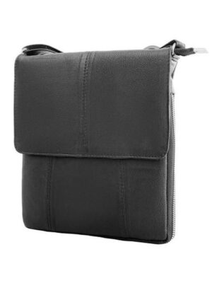 Мужская кожаная сумка-почтальонка TUNONA